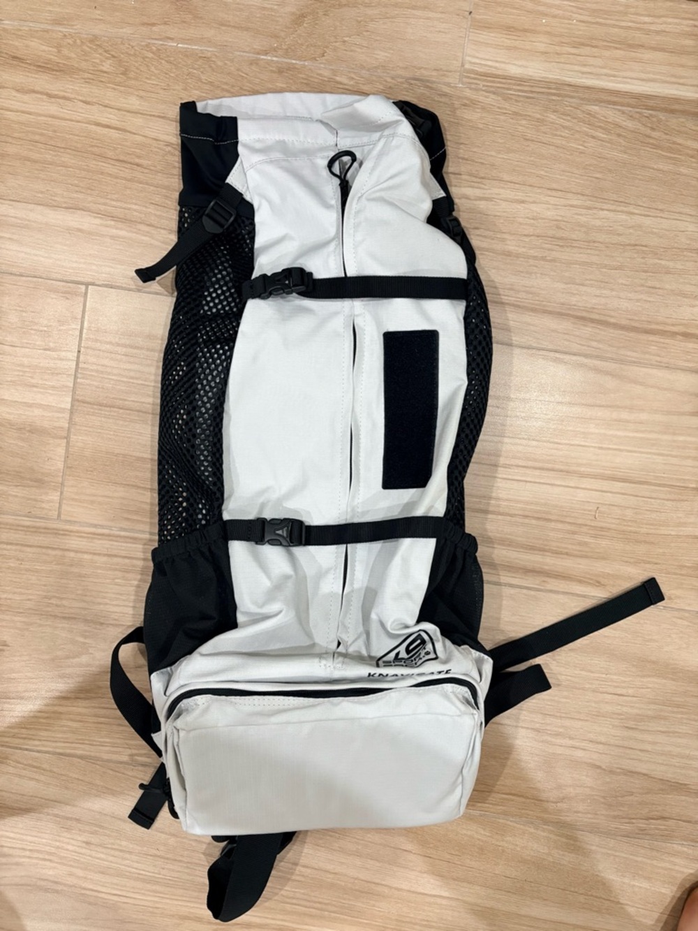 K9 Sport Sack Knavigate Dog Carrier Backpack, White & Black XL
